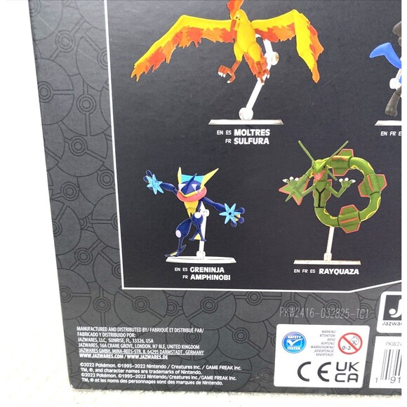 Pokemon Articulated Battle Figure MOLTRES 6" Select 2022 Series 3 Yellow - Picture 8 of 11